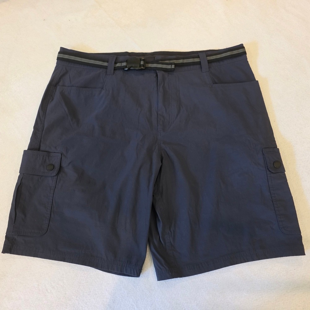 Orvis Mens Cargo Shorts Navy Blue Stretch‎ Hiking Fishing Size 40 1363550